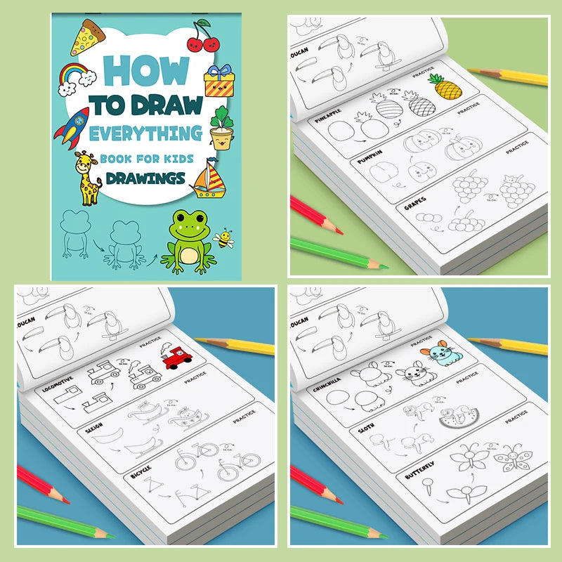 Learn-to-Draw Step-by-Step Book
