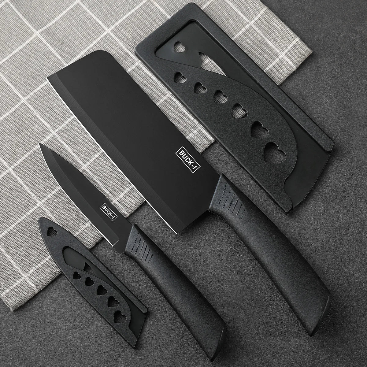 Kitchen Knife Set with Block