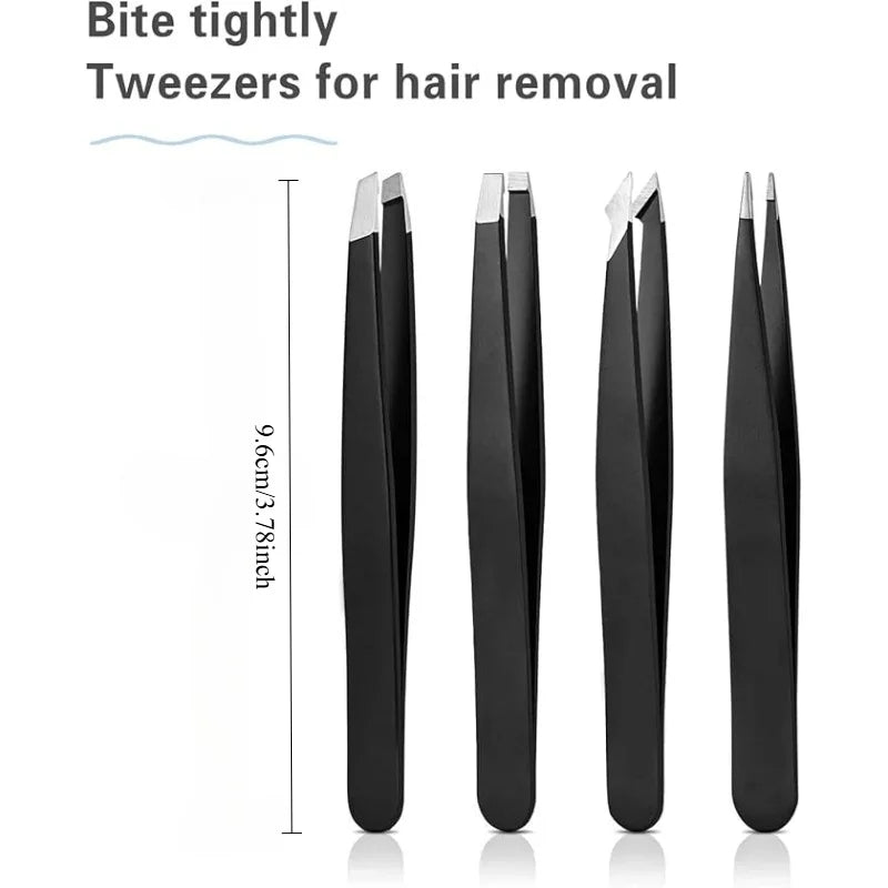 Slant-Tip Precision Tweezers